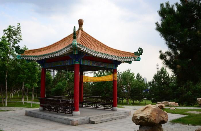 中式設(shè)計(jì)特色魅力建筑“古亭”