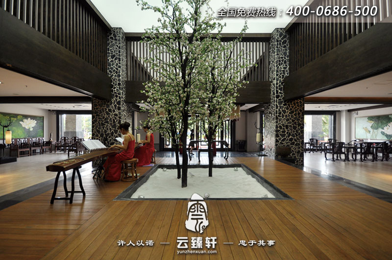 頗具創(chuàng)意的中式設(shè)計(jì)餐廳效果圖