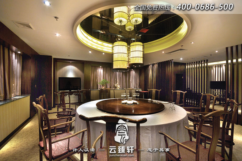 古典中式餐廳包間設(shè)計(jì)