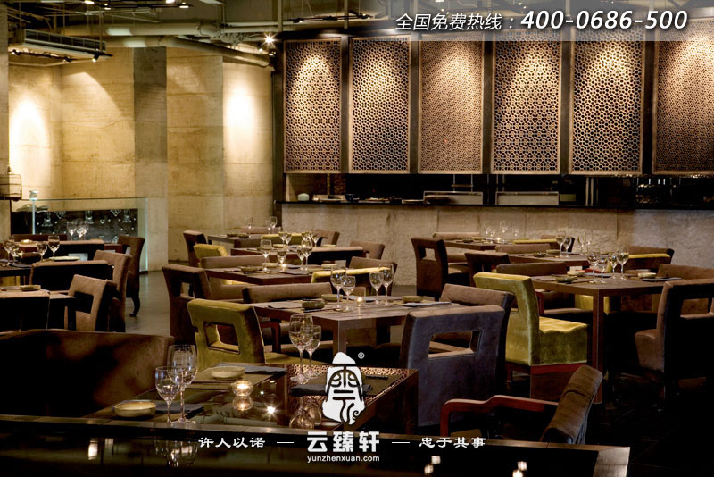 中式餐廳大堂設(shè)計(jì)效果圖
