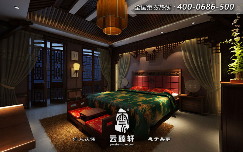 古典中式臥室設(shè)計(jì)圖片