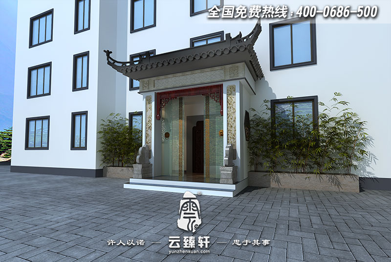 中式商店店鋪門(mén)頭裝修圖片